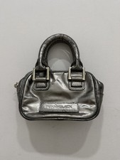 PENNYBLACK Mini borsa a mano argento metallizzato Y2K borsa con manico superiore