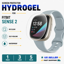 Fitbit Sense 2 Hydrogel Screen Protector Self Healing HD Clear