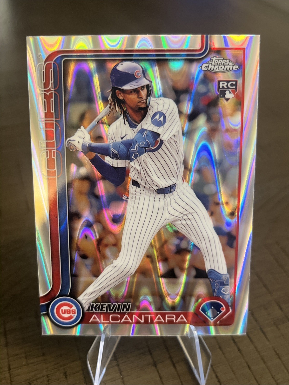 2025 Topps Chrome - Kevin Alcantara #173 RayWave Refractor (RC) Chicago Cubs