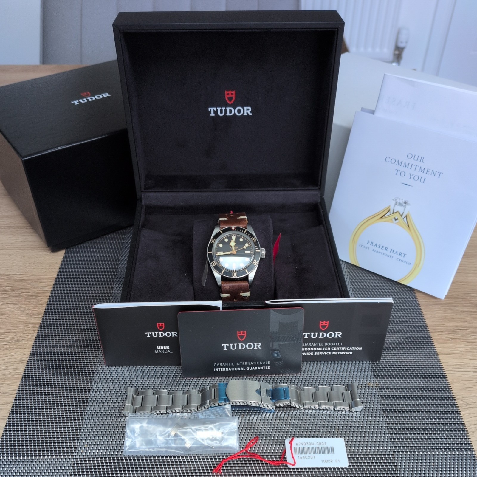 TUDOR Black Bay 58 Full Set M79030N-0001 Box Papers Part Stickered 