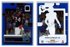 Derek Stingley Jr Blue Rated Rookie #95/99 2022 Panini Clearly Donruss Texans