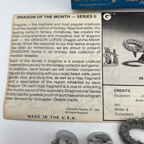 Dragon Lords Iron Dragon Dnd Grenadier Models 2515 1985 Complete - Picture 5 of 24