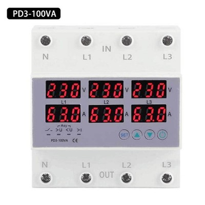 Phase Digital Current Limiter Adjustabl Power Off Time Phase Digital Three Phase