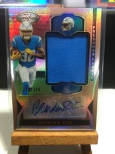 2024 Brenden Rice - Freshman Fabric Mirror Signatures Bronze #FMS-BRE...