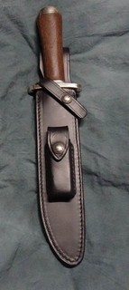 Orig Vintage Hand Made Fixed Blade Knife "Randall Made 8c" With Sheath