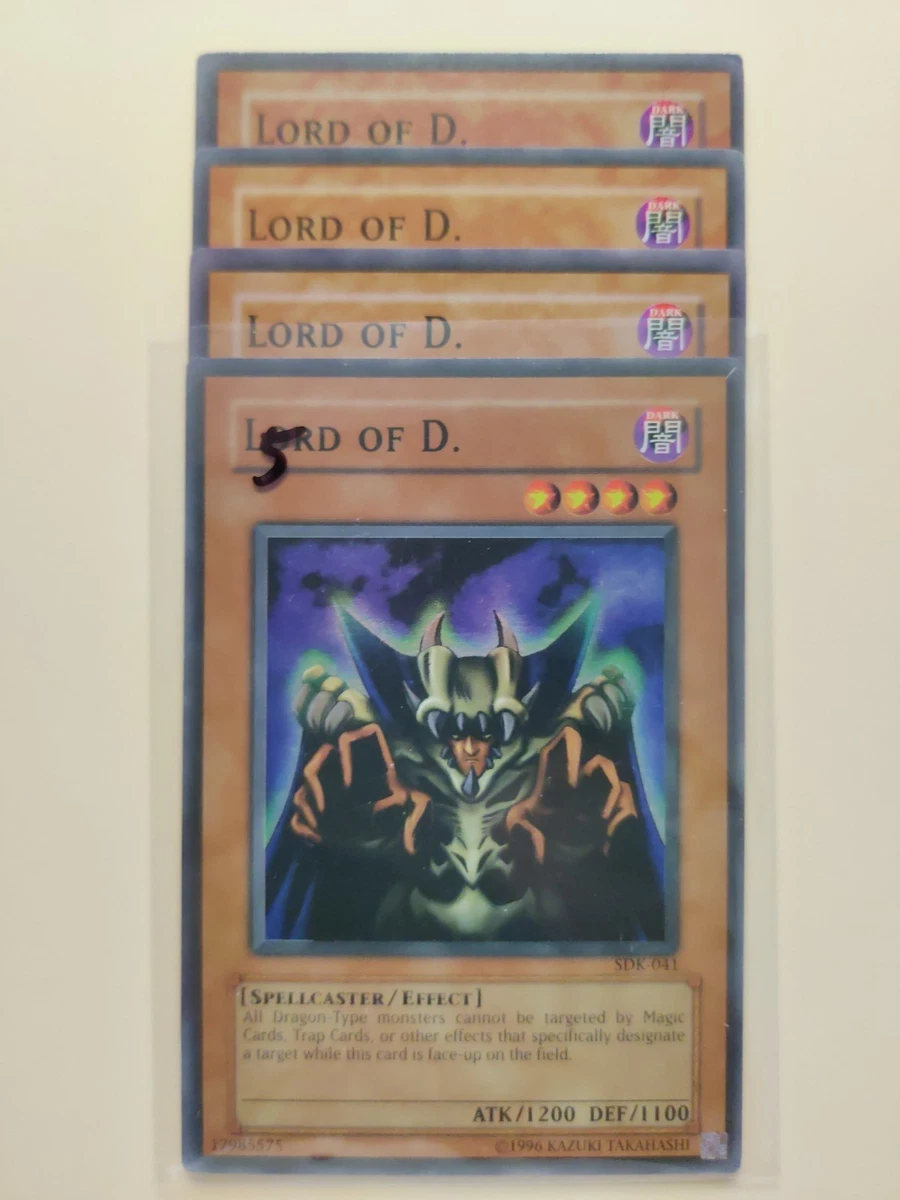 lord of d yugioh card value Amazon.com: Yu-Gi-Oh! - Lord of D. (YuGiOh TCG Card) 2002 Yu-Gi-Oh! Starter  Deck Kaiba - [Base]