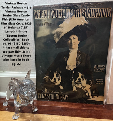 #ad #ad Antique BT Glass Candy Dish **IN BT COLLECTIBLES BOOK** amp; Vintage BT Music Sheet $123.50