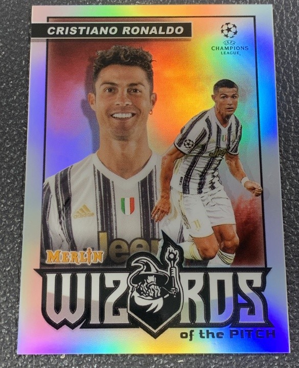 Cristiano Ronaldo 2020-21 Topps Merlin Chrome UEFA Wizards of the Pitch #W-CR
