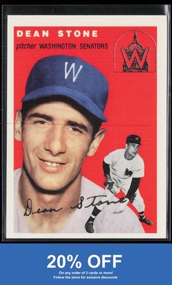 Dean Stone 1994 Topps Archives 1954 Gold #114 Washington Senators