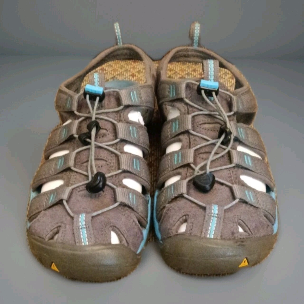 Sandali sportivi acquatici Keen da donna taglia 7 5 misto pelle sintetico colore blu