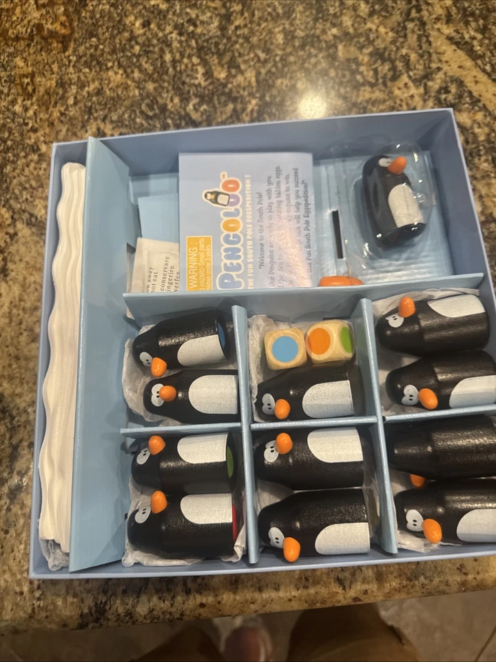 Pengoloo Game Blue Orange Games 2007 Kids Eggs Penguins Wooden COMPLETE - Image 2 of 2