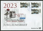 Maximilian Kolbe Werk Bund No. 3791 anniversary letter FDC 2023 West Germany Deutsche Post