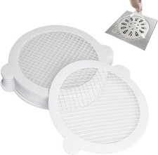 50 Pack Disposable Shower Drain Hair Catcher Mesh Sticker Strainers for Shower
