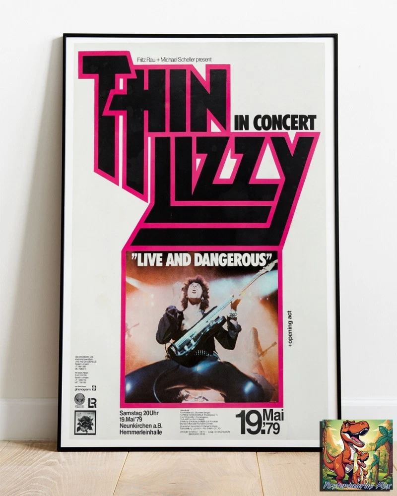 thin lizzy poster products for sale | eBay UK