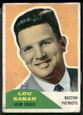 1960 Fleer #55 Lou Saban (low grade)