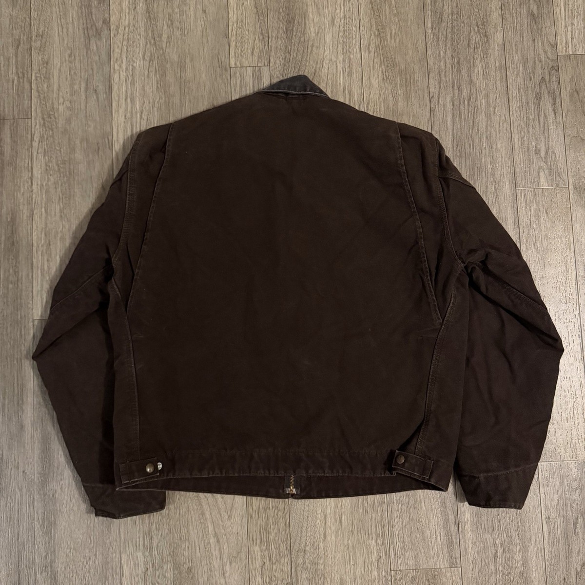Vintage Carhartt Detroit Jacket Blanket Lined J97 DKB Dark Brown