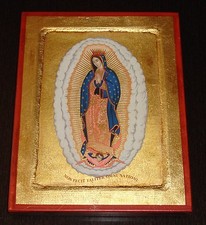 Icona Vergine Maria di Guadalupe Icona Madonna Icone Icona Icoon Mexico