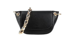 Simon Miller Black Leather Shoulder/crossbody Chain Strap Handbag Medium