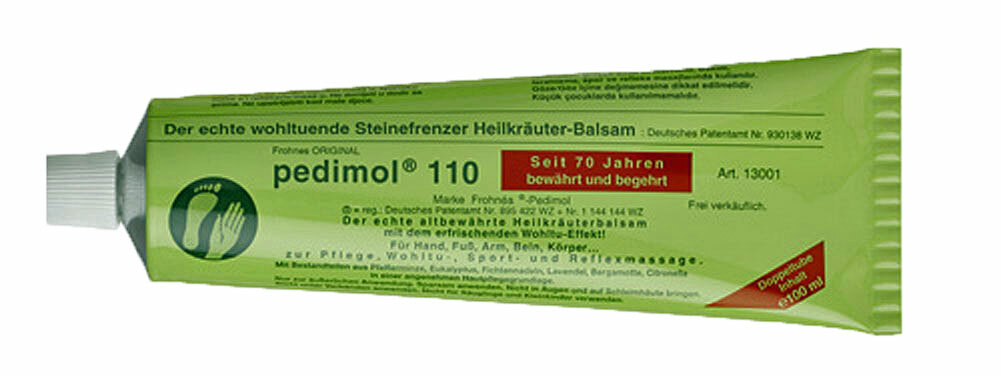 Pedimol 110 Steinefrenzer Heilkräuter Massage-Balsam Friedrich Frohne Balsam