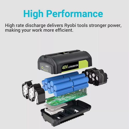 6.0Ah 8.0Ah Battery For Ryobi 36V 40V BPL3626 BPL3650D BPL3640D BPL3650 BPL3626D - Picture 6 of 21