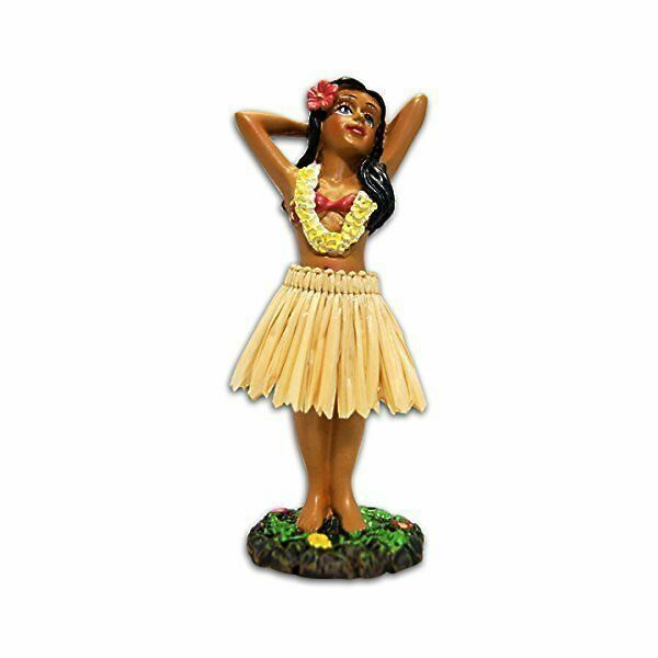 hula girl dashboard bobble