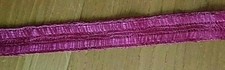 Galon rose pour bordure chapeau ou autre décoration