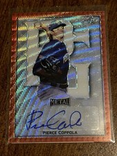 PIERCE COPPOLA 2020 Leaf Perfect Game ORANGE WAVE AUTOGRAPH #1/1 FLORIDA GATORS