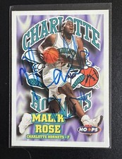 Autographed Malik Rose NBA HOOPS #24