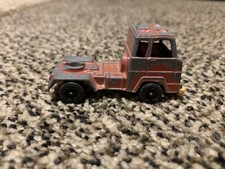 Vintage Tootsie Toy Semi Truck Cab, 1970, Red Metal Made in USA