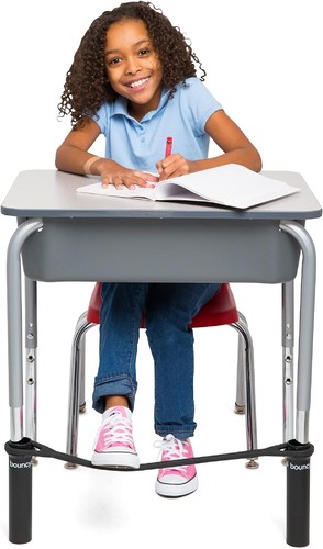 The Original Bouncy Bands for Desks (Black) - Children Love Bouncing Their Feet - Picture 2 of 15