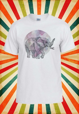 Elefant Kunst Zeichnung Regenbogen Neuheit Männer Frauen Weste Tank Top Unisex T-Shirt 1568