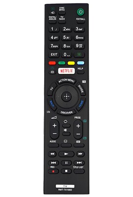 Ersatz Fernbedienung für SONY RMT-TX100E | RMTTX100E TV Remote Control 