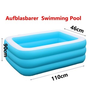 Grosser Family Swimming Pool Aussen Garten Sommer Aufblasbare Kinderplanschbecken Ebay