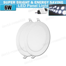 2Pack 4Inch LED Ceiling Lights Ultra-Thin Recessed Retrofits Kit 6000K Daylight
