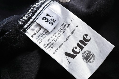 Acne Studios Max Cash Slim Fit Jeans Size W31 / L32 - Picture 6 of 6