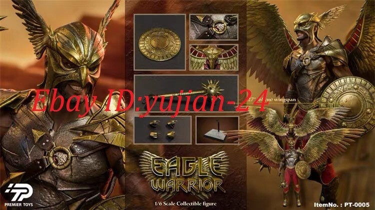 1/6 PREMIER TOYS PT0005 Black Adam Hawkman 12