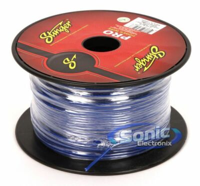 Stinger SPW318BL PRO Series 18 AWG Gauge Blue Primary Wire 500ft Roll