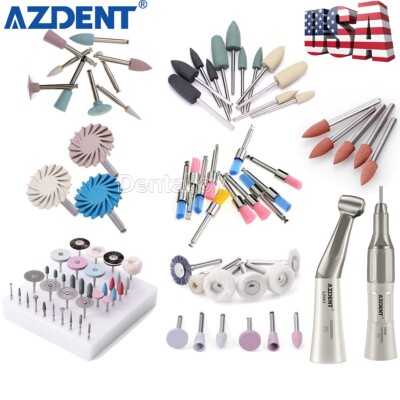 AZDENT Dental Polishers Composite Polishing kit / Straight/Contra Angle RA