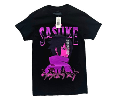 Uchiha Sasuke Men's size S UNISEX Black shirt