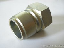 New 1-1/2" Foster Steel Quick Disconnect Male Coupler Plug, 2,200psi, 150FP