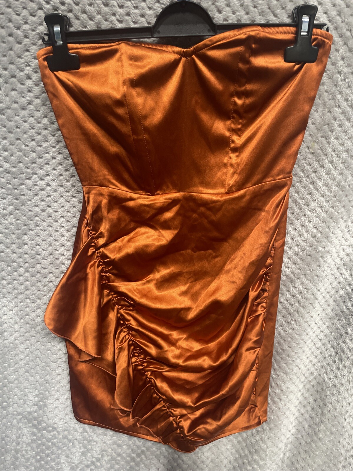 PRETTY LITTLE THING WOMENS DRESS SIZE UK 8 ORANGE