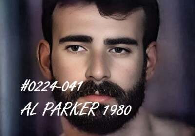 MALE PORTRAIT #0224-041 -al parker 1980 -free shipping in usa | eBay