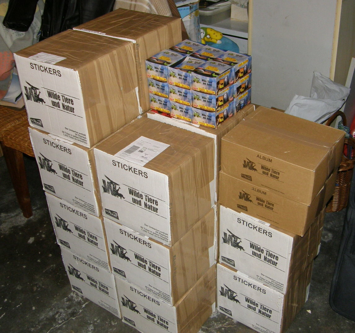 Wilde Tiere Und Natur - 60 X Album - 402 Displays , Edibas