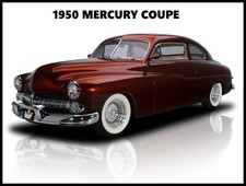 1950 Mercury Coupe Hot Rod Metal Sign 12 X 16 Free Shipping 1950 Mercury Coupe Hot Rod Metal Sign 12 X 16 Free Shipping