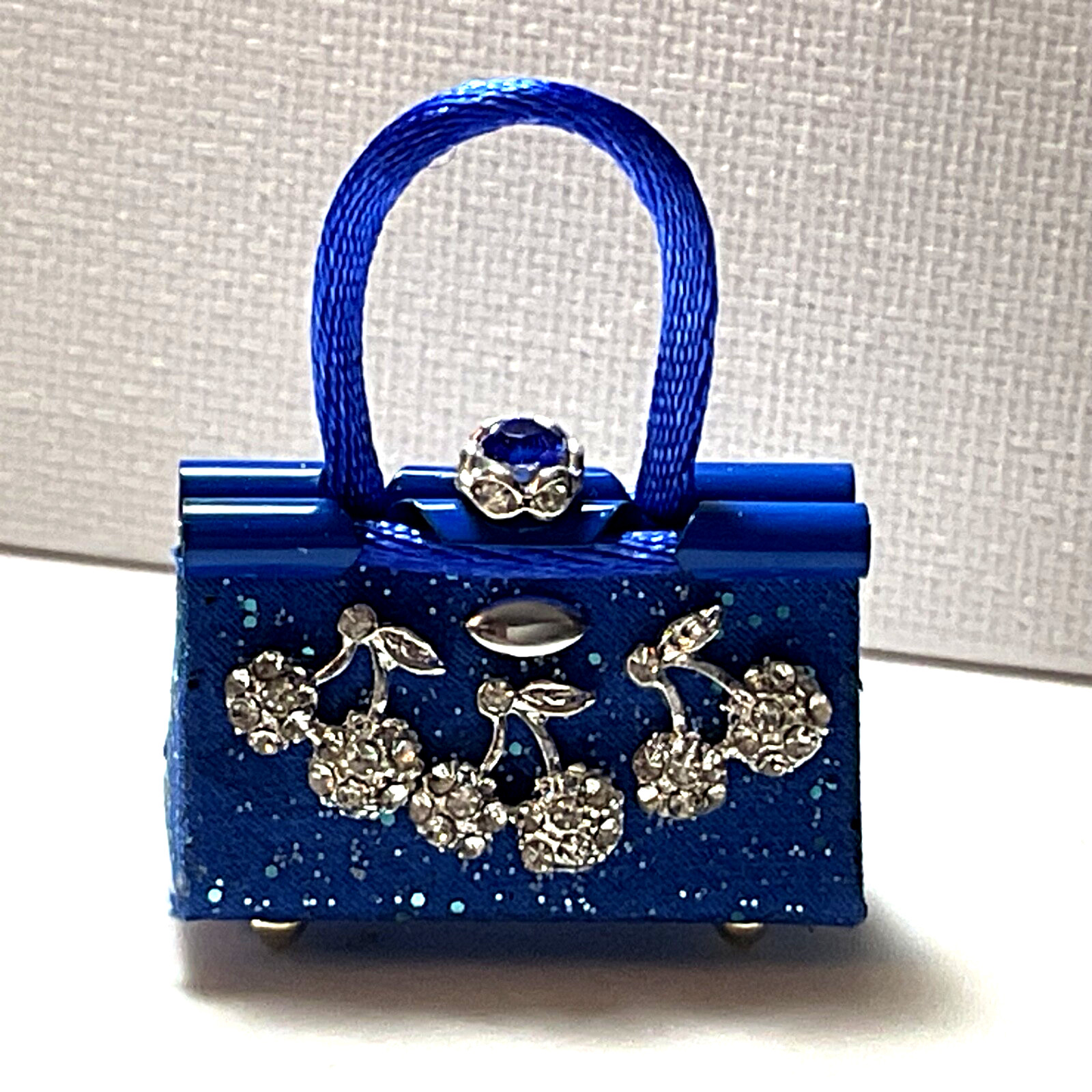 Barbie Doll OOAK Purse Blue Bag For 11” Fashion Dolls Designed by ‘Bee