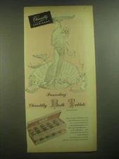 1945 Houbigant Chantilly Bath Tablets Advertisement - art by Phyllis Rowand