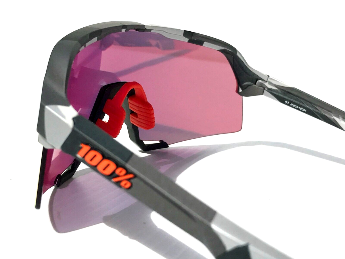 100% S3 SOFT TACT GREY CAMO/ハイパーレッドミラー SPEEDTRAP - Soft Tact Oxyfire - HiPER Red Multilayer Mirror