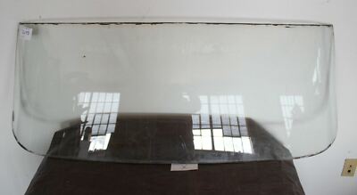 Used OEM GM Rear Window Safety Plate Solid Tempered 1962 Buick 4dr HT (RW93)