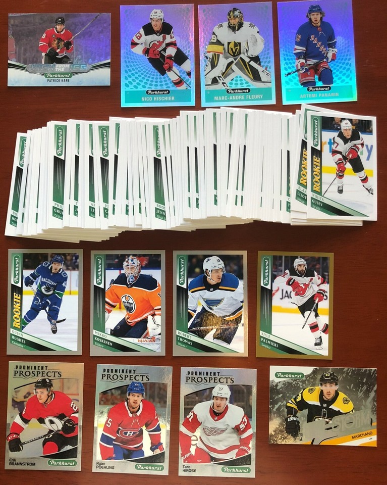 2019-20 PARKHURST HOCKEY CARDS BASE SILVER INSERT GOLD SP YOU PICK FREE SHIP
