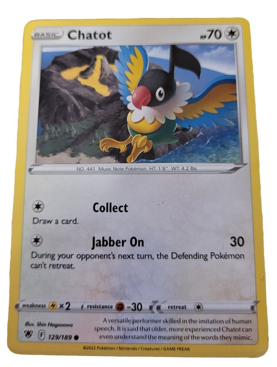 Chatot 129/189 - Astral Radiance - Pokemon Trading Card TCG